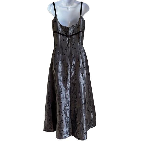 Dave‎ & Johnny Vintage Dress Women’s 7/8 Y2K Whimsigoth Empire Waist Long Gown - Picture 4 of 11